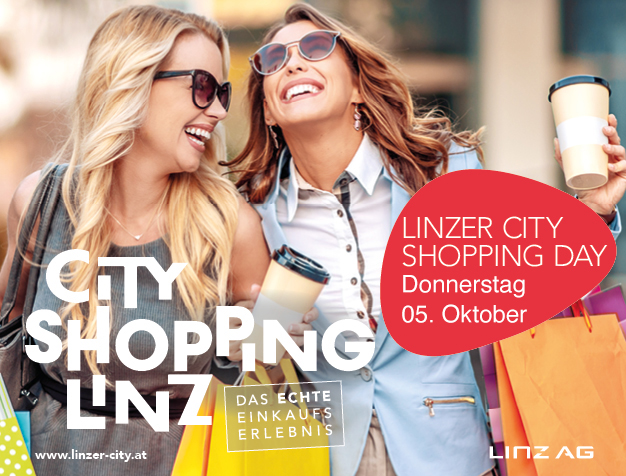 LINZER CITY SHOPPINGDAY AM 05. Oktober 2023 – Der Super Schnäppchentag in Linz