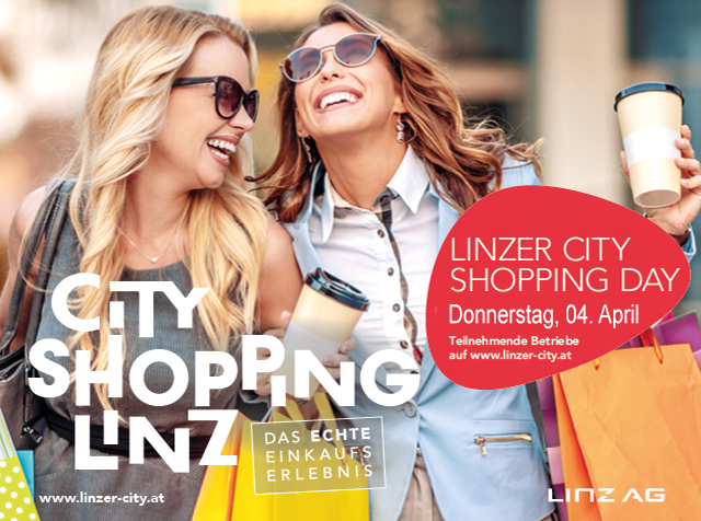LINZER CITY SHOPPING DAY am 04. April 2024 – Der Super Schnäppchentag in Linz