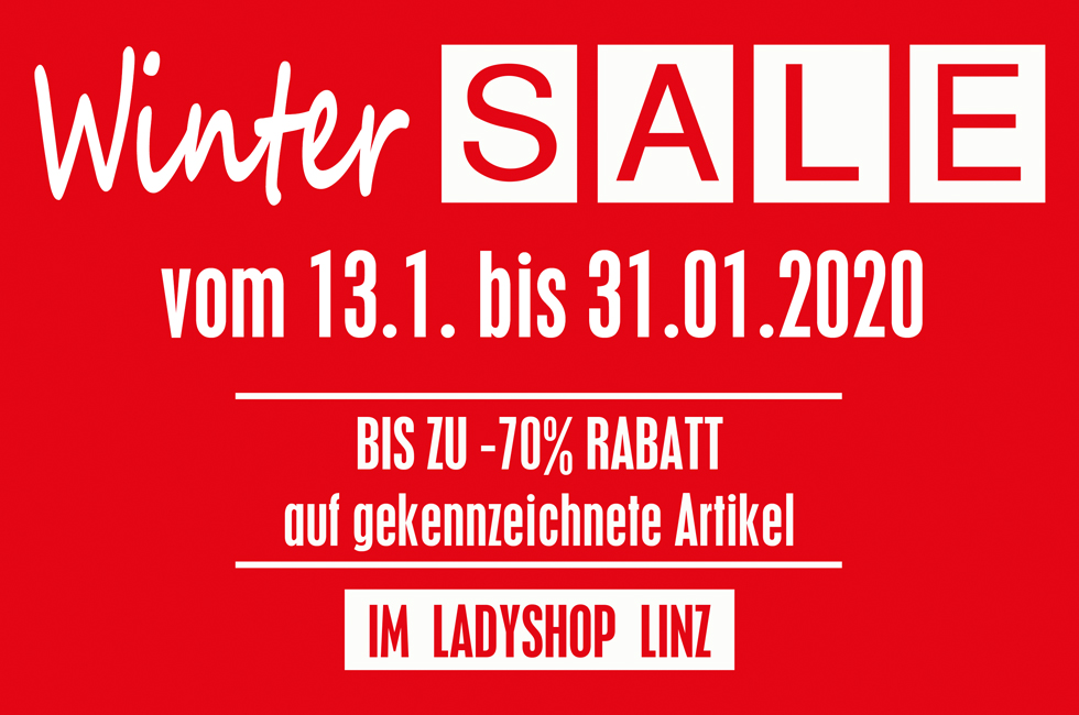 Winter Sale 2020 bei Ladyshop – Linz
