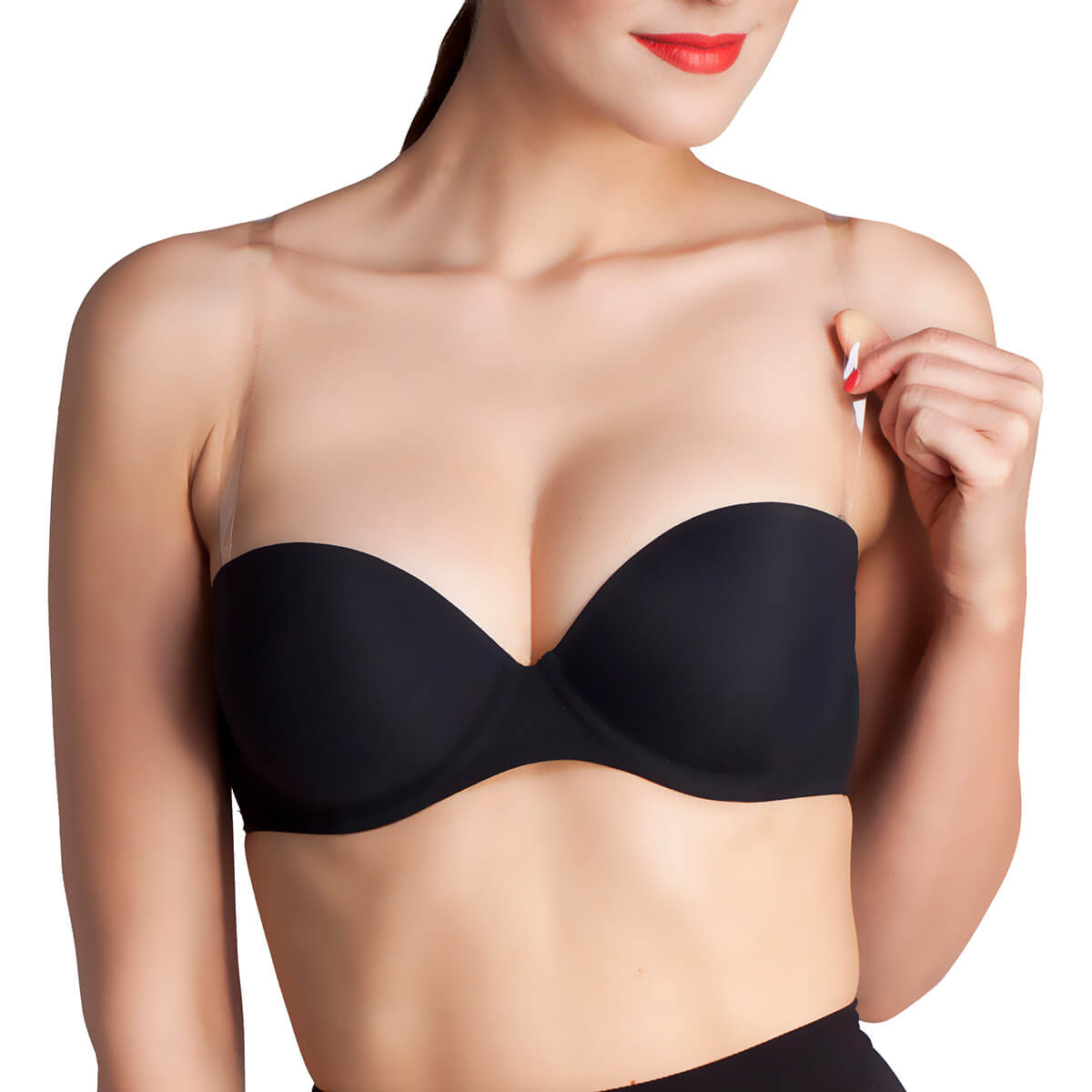 Miss Perfekt-Wow 2 Go, Transparente Träger MEDIUM 12mm